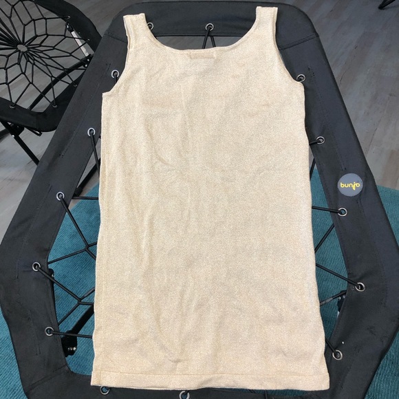 Bloomingdale’s Gold Dress - Picture 3 of 4